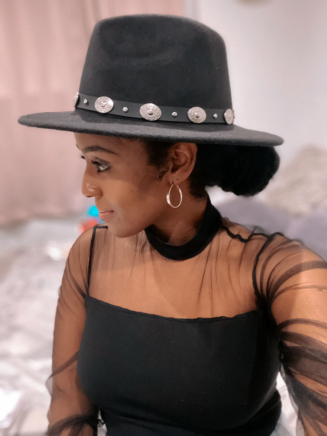 How To Wear A Hat With Thick Natural Hair By Patrice Marjorie